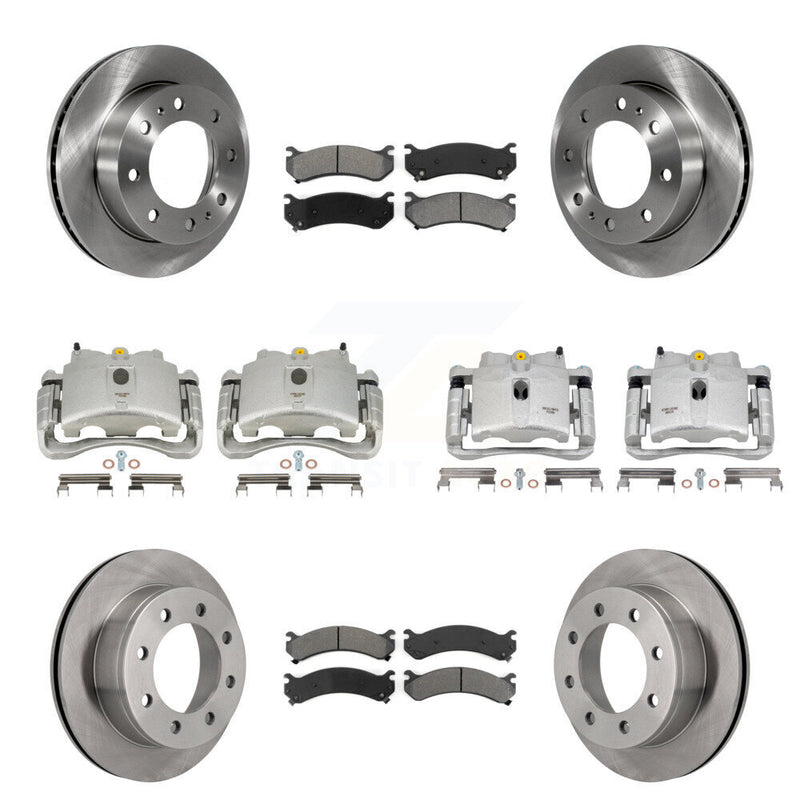 Transit Auto KC8-101142S Disc Brake Kit for 1999-2013 Chevrolet Suburban 2500, GMC Yukon XL 2500, Chevrolet Silverado 2500 HD & more - Front and Rear product image