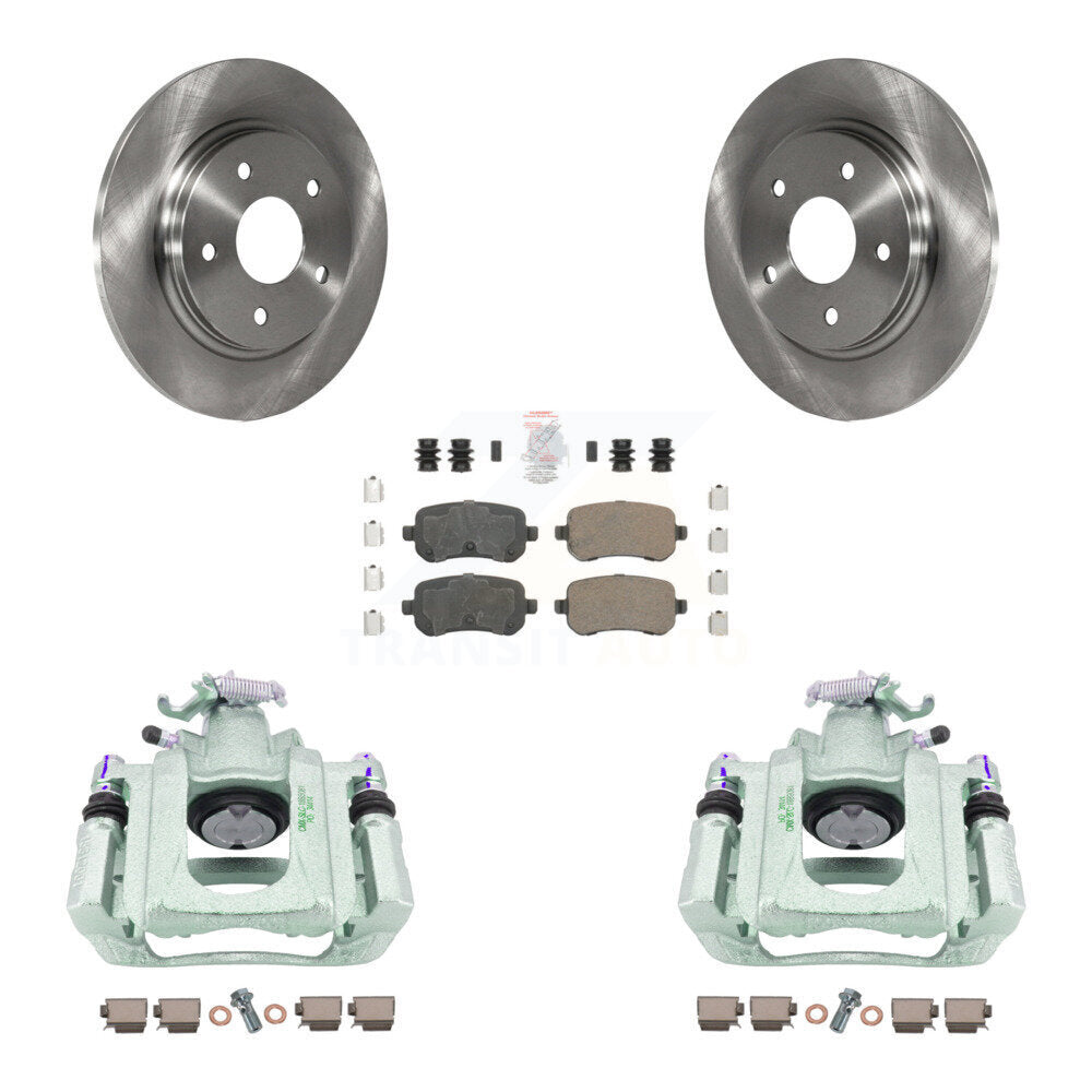 Transit Auto KC8-101143N Disc Brake Kit for 2008-2012 Ram C/V, Volkswagen Routan, Chrysler Town & Country & more - Rear product image