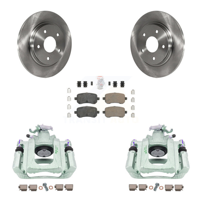 Transit Auto KC8-101143N Disc Brake Kit for 2008-2012 Ram C/V, Volkswagen Routan, Chrysler Town & Country & more - Rear product image