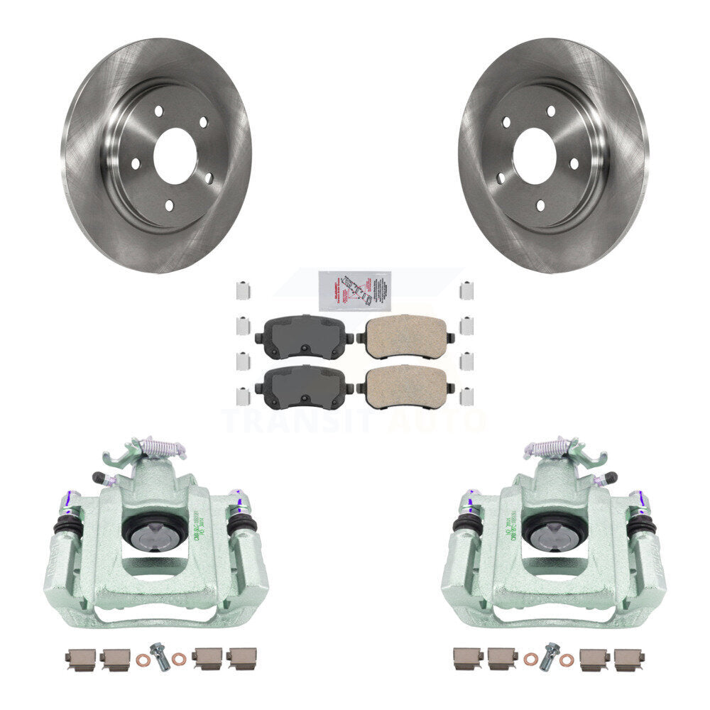 Transit Auto KC8-101144N Disc Brake Kit for 2008-2012 Ram C/V, Volkswagen Routan, Chrysler Town & Country & more - Rear product image