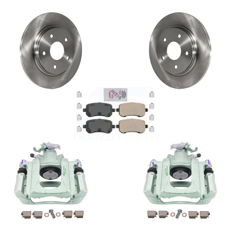 Transit Auto KC8-101144N Disc Brake Kit for 2008-2012 Ram C/V, Volkswagen Routan, Chrysler Town & Country & more - Rear product image