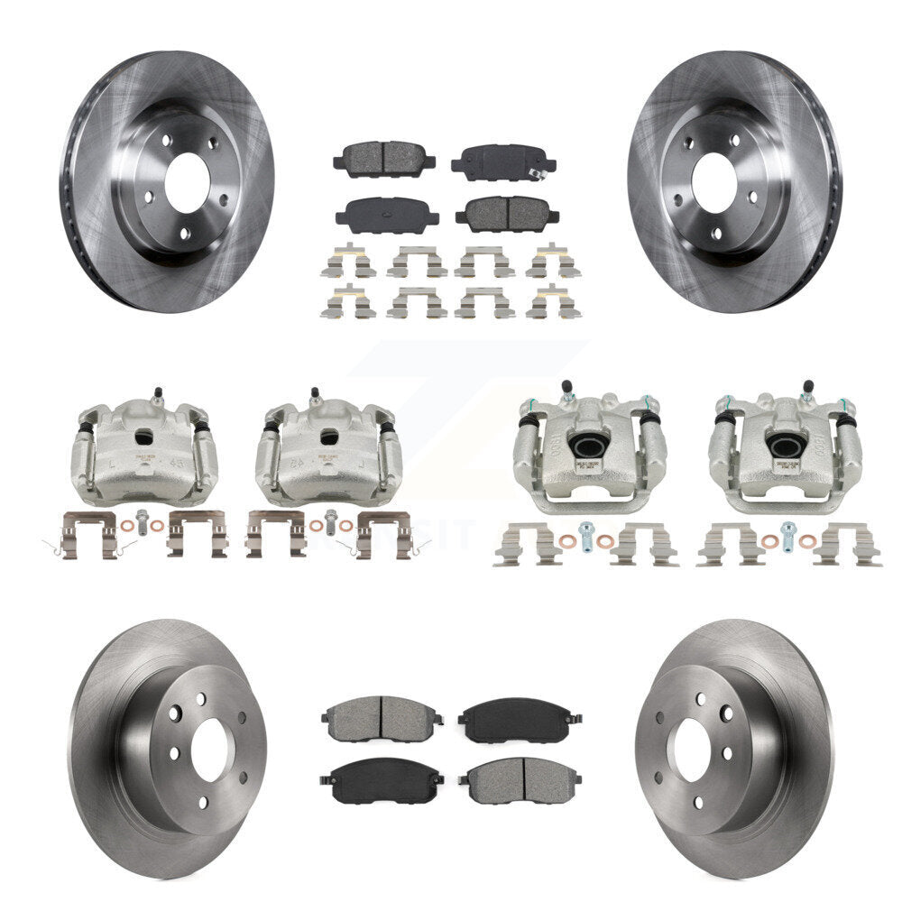 Transit Auto KC8-101144S Disc Brake Kit for 2007-2010 Nissan Sentra - Front and Rear product image