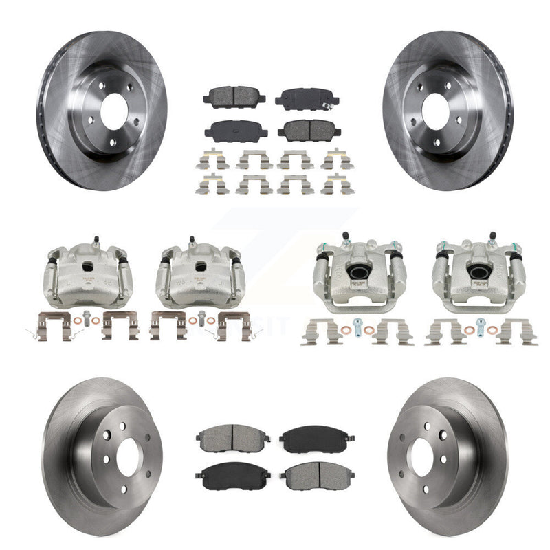 Transit Auto KC8-101144S Disc Brake Kit for 2007-2010 Nissan Sentra - Front and Rear product image