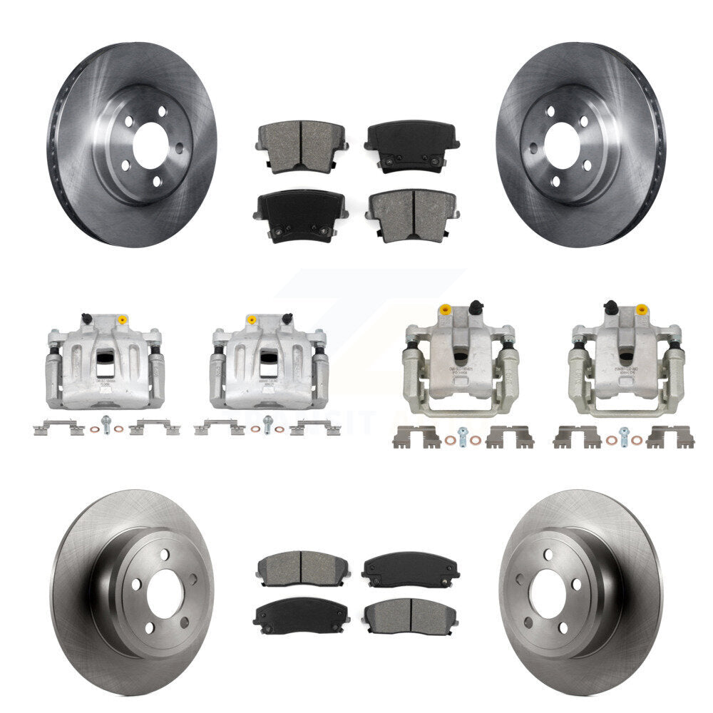 Transit Auto KC8-101145S Disc Brake Kit for 2012-2018 Chrysler 300, Dodge Charger - Front and Rear product image