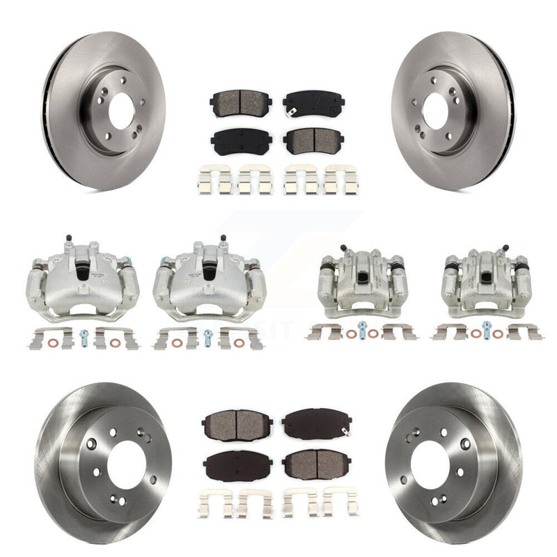Transit Auto KC8-101148S Disc Brake Kit for 2012-2013 Kia Forte5 - Front and Rear product image