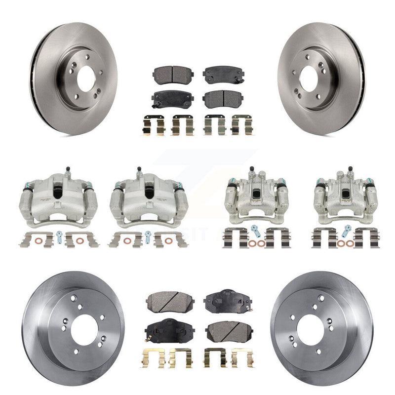 Transit Auto KC8-101149T Disc Brake Kit for 2010-2016 Kia Sportage, Hyundai Tucson - Front and Rear product image