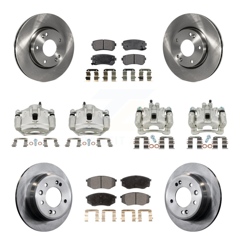 Transit Auto KC8-101150T Disc Brake Kit for 2010-2012 Kia Sportage, Hyundai Tucson - Front and Rear product image