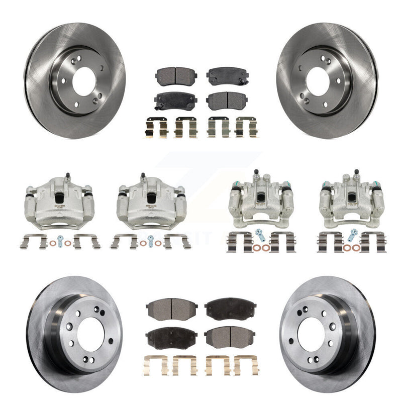 Transit Auto KC8-101150T Disc Brake Kit for 2010-2012 Kia Sportage, Hyundai Tucson - Front and Rear product image