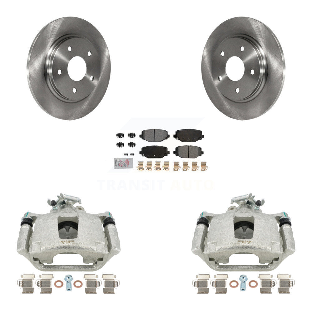 Transit Auto KC8-101151N Disc Brake Kit for 2017-2018 Dodge Grand Caravan - Rear product image