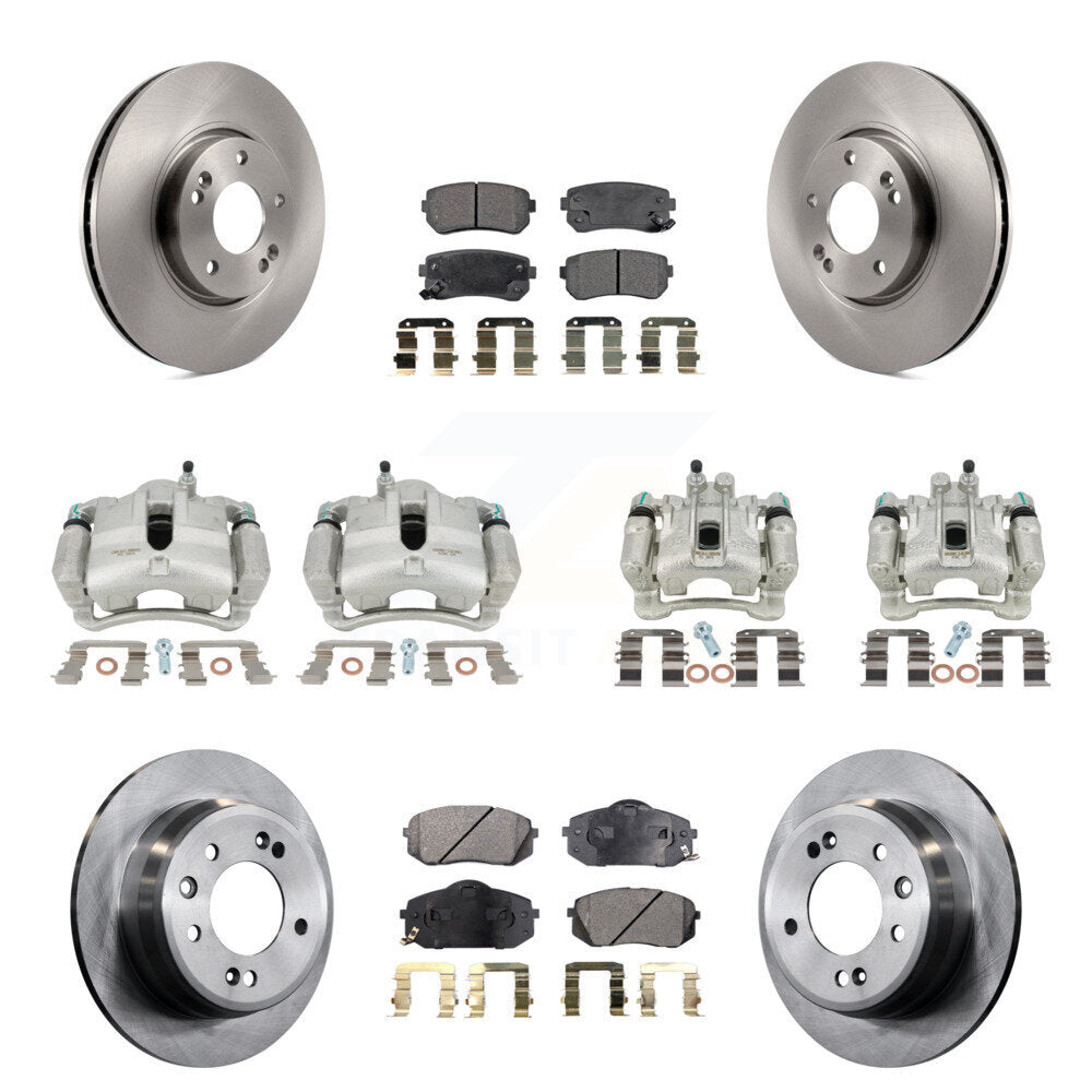 Transit Auto KC8-101151T Disc Brake Kit for 2012-2016 Kia Sportage, Hyundai Tucson - Front and Rear product image