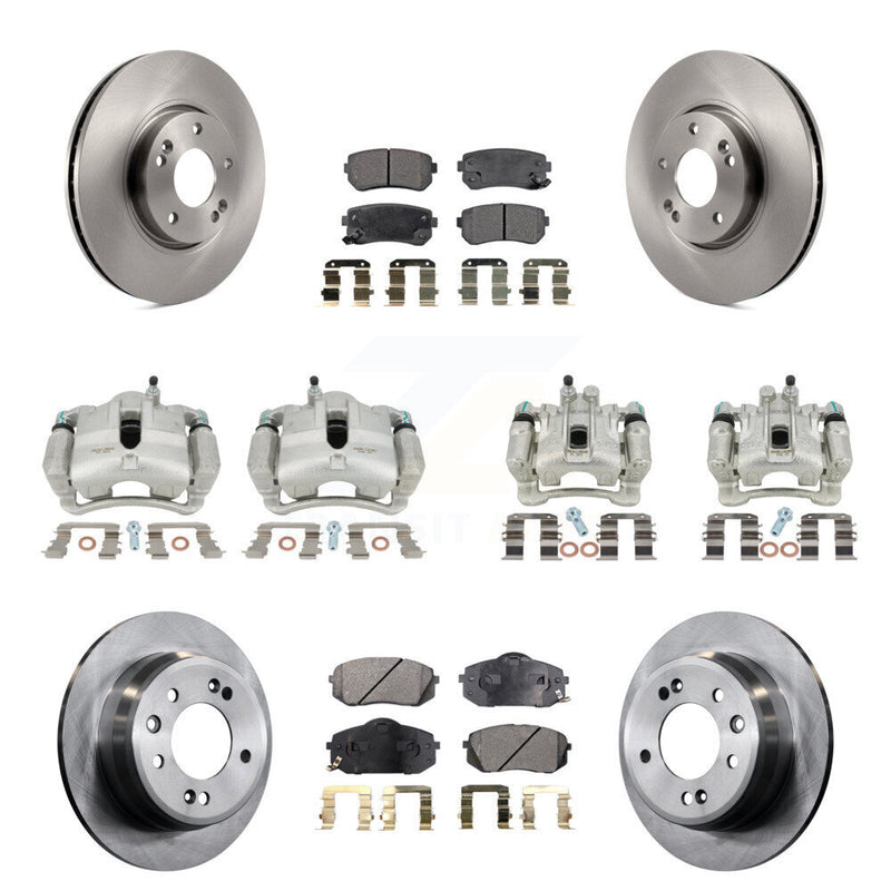 Transit Auto KC8-101151T Disc Brake Kit for 2012-2016 Kia Sportage, Hyundai Tucson - Front and Rear product image
