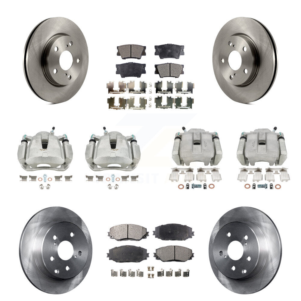 Transit Auto KC8-101155P Disc Brake Kit for 2013-2015 Toyota RAV4 - Front and Rear product image