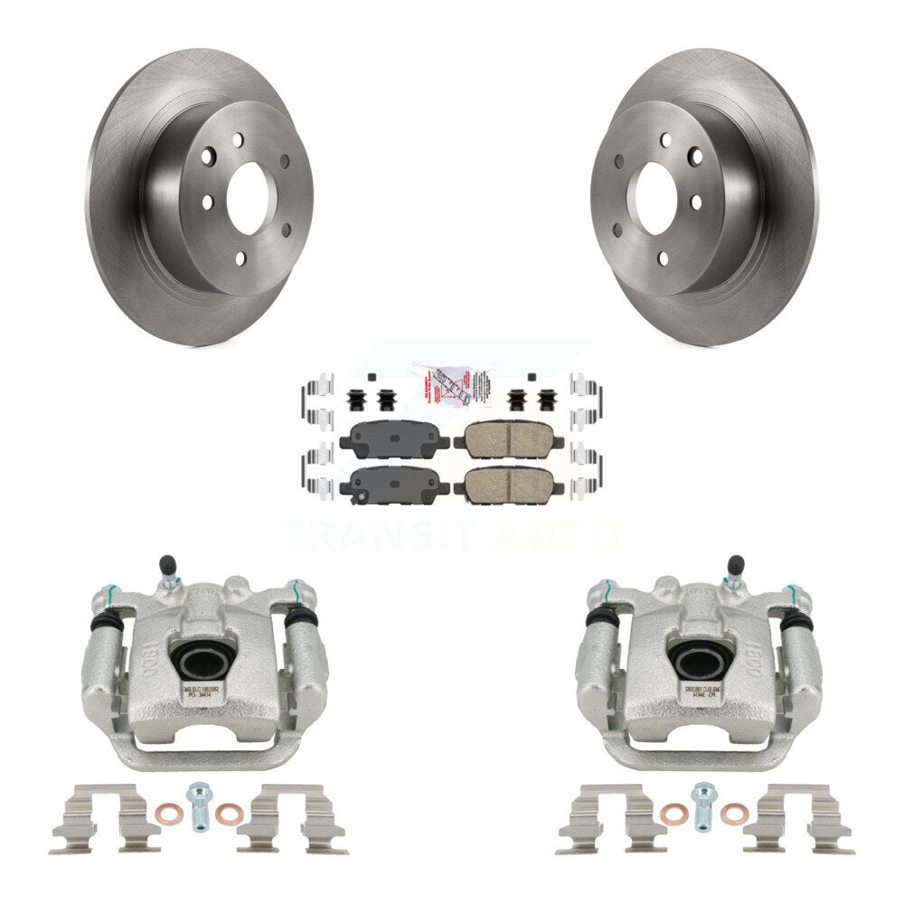 Transit Auto KC8-101156N Disc Brake Kit for 2007-2012 Nissan Sentra - Rear product image
