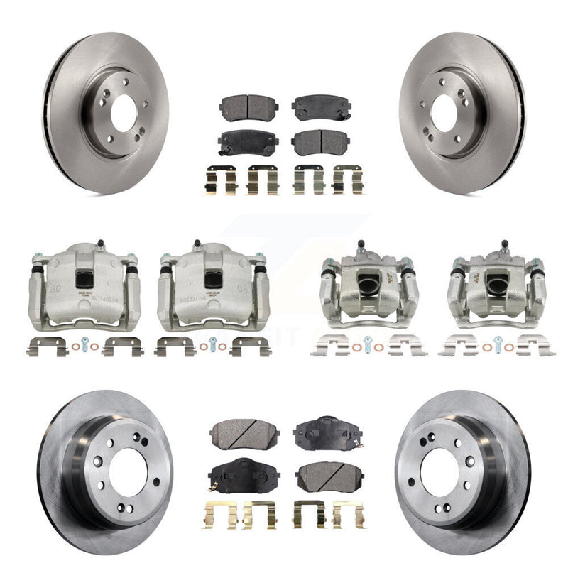 Transit Auto KC8-101156T Disc Brake Kit for 2016 Kia Sportage - Front and Rear product image