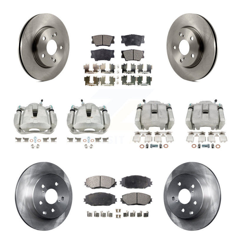 Transit Auto KC8-101157P Disc Brake Kit for 2014-2015 Toyota RAV4 - Front and Rear product image