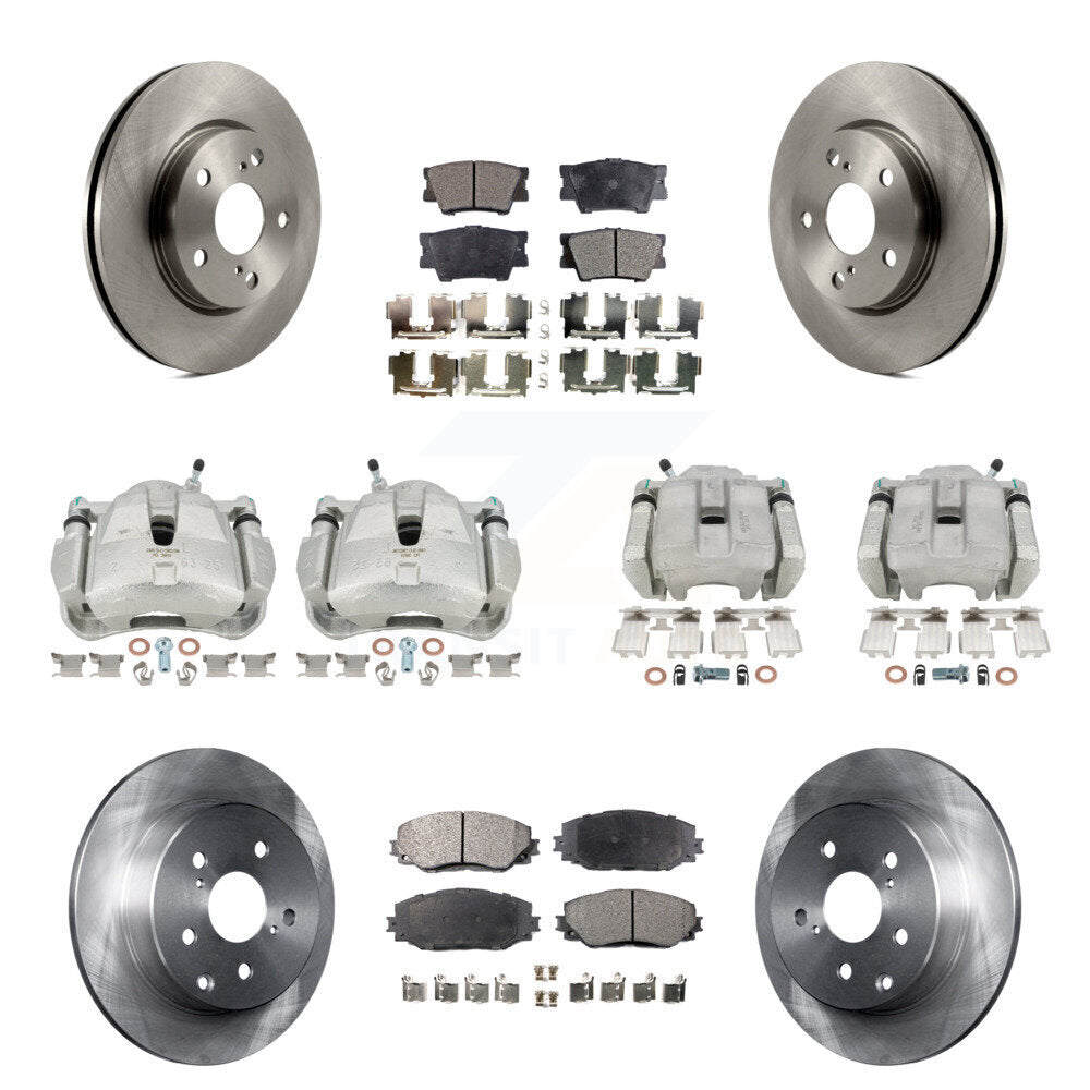 Transit Auto KC8-101158P Disc Brake Kit for 2014-2015 Toyota RAV4 - Front and Rear product image