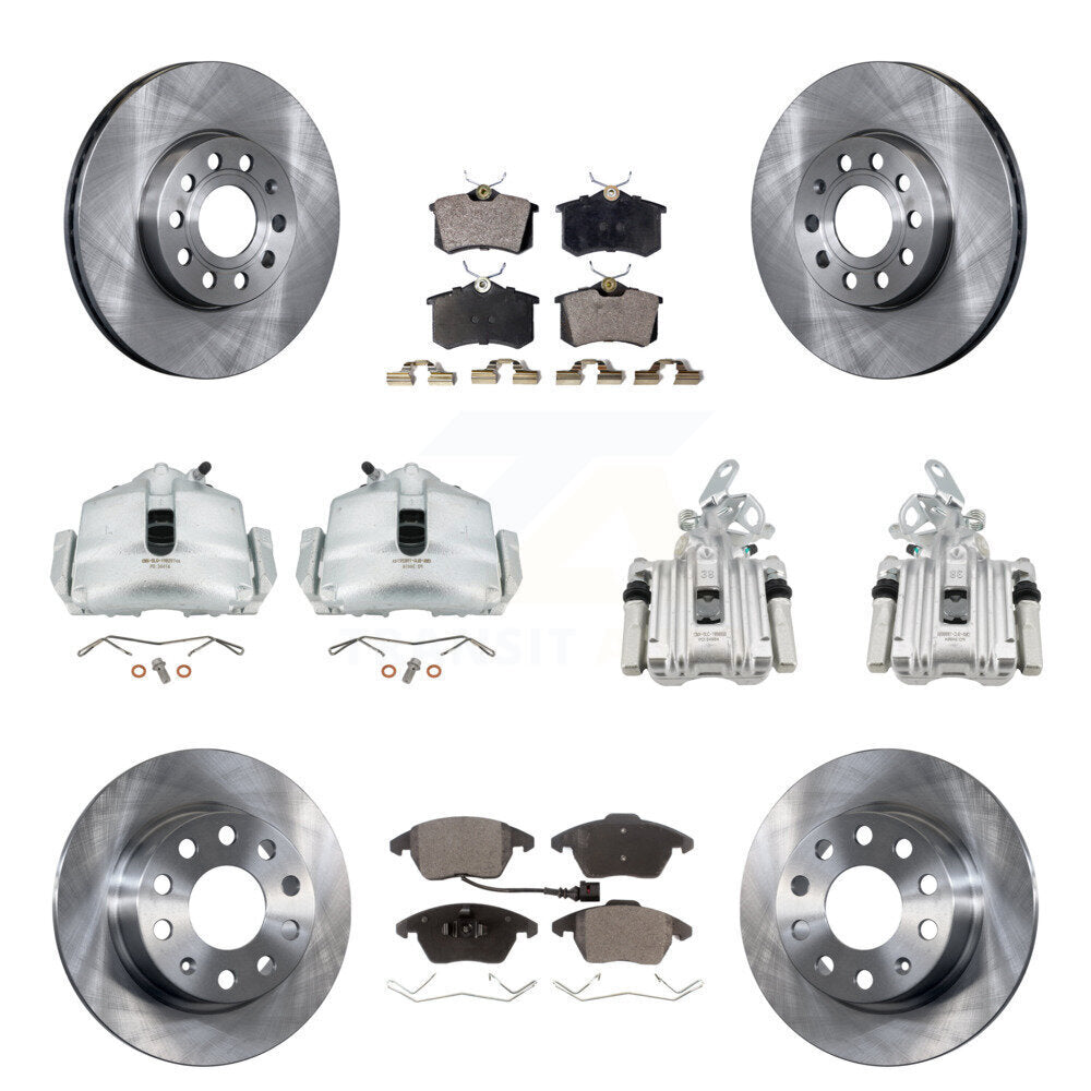 Transit Auto KC8-101161P Disc Brake Kit for 2014-2015 Volkswagen Beetle - Front and Rear product image