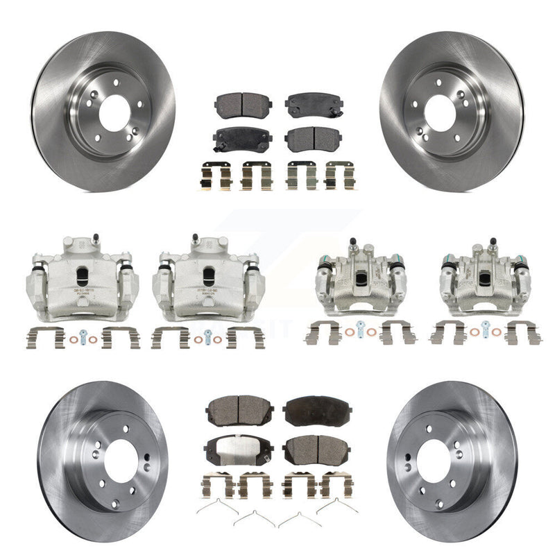 Transit Auto KC8-101161T Disc Brake Kit for 2016 Hyundai Sonata - Front and Rear product image