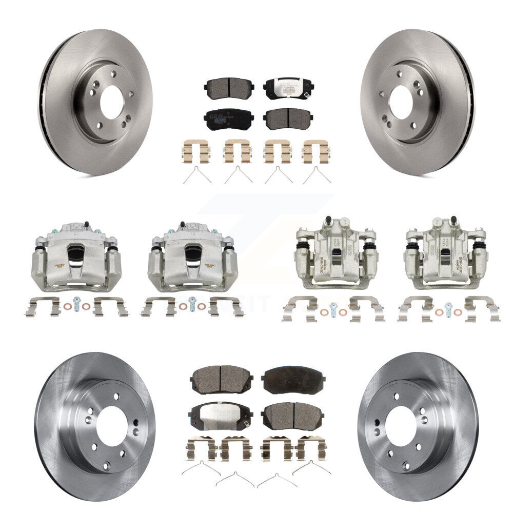 Transit Auto KC8-101162T Disc Brake Kit for 2016 Hyundai Sonata - Front and Rear product image