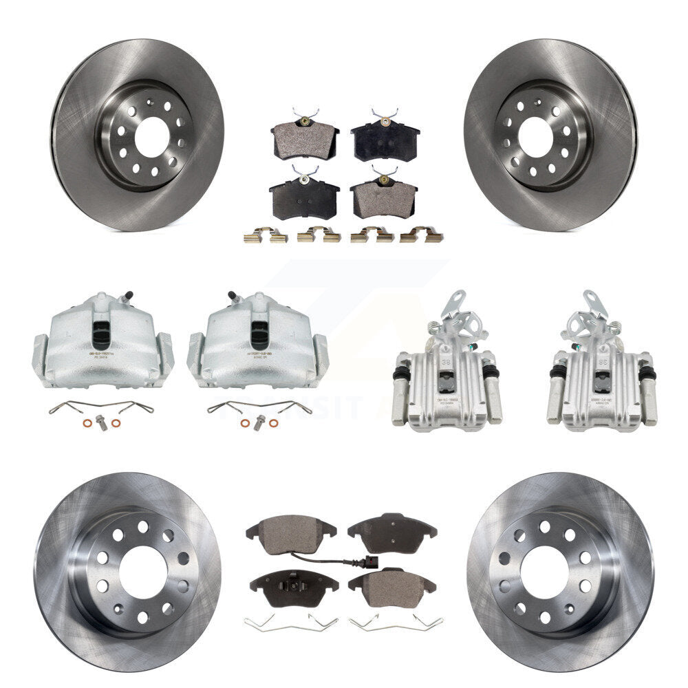 Transit Auto KC8-101163P Disc Brake Kit for 2014 Volkswagen Beetle - Front and Rear product image
