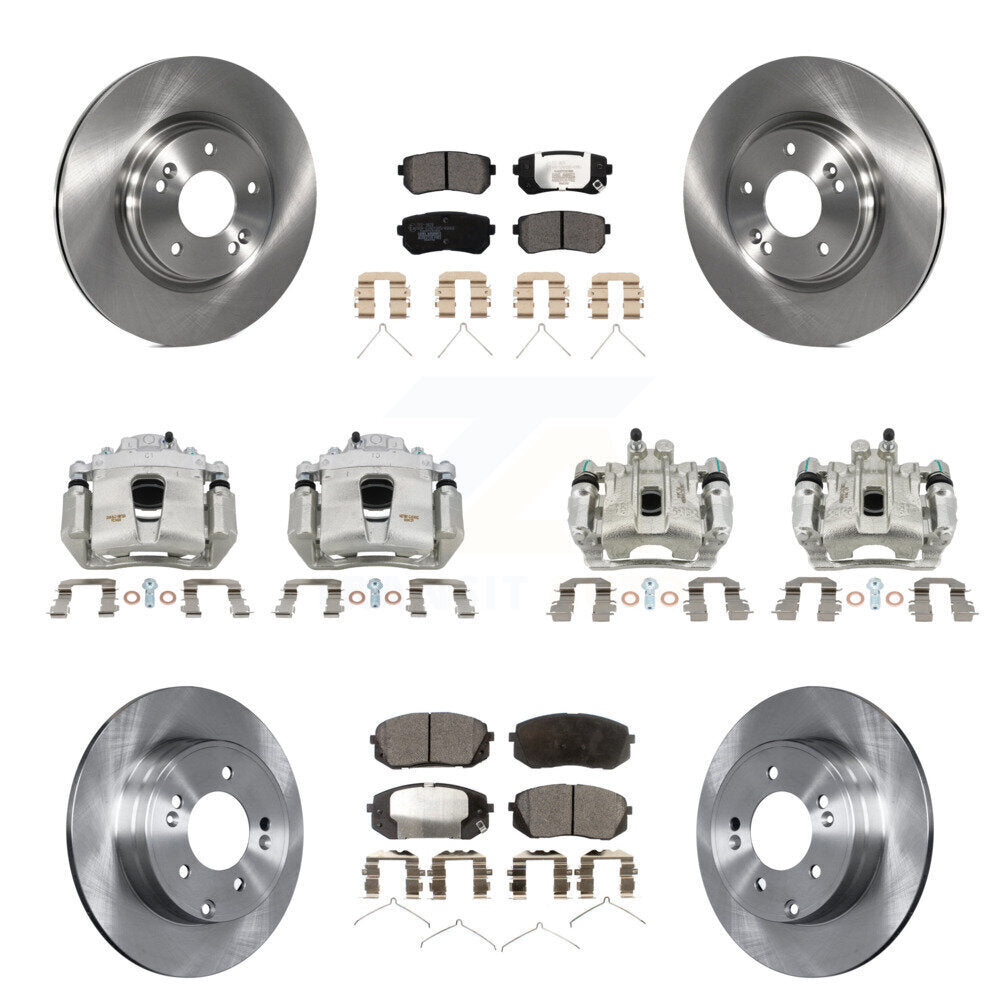 Transit Auto KC8-101163T Disc Brake Kit for 2016-2019 Kia Optima - Front and Rear product image
