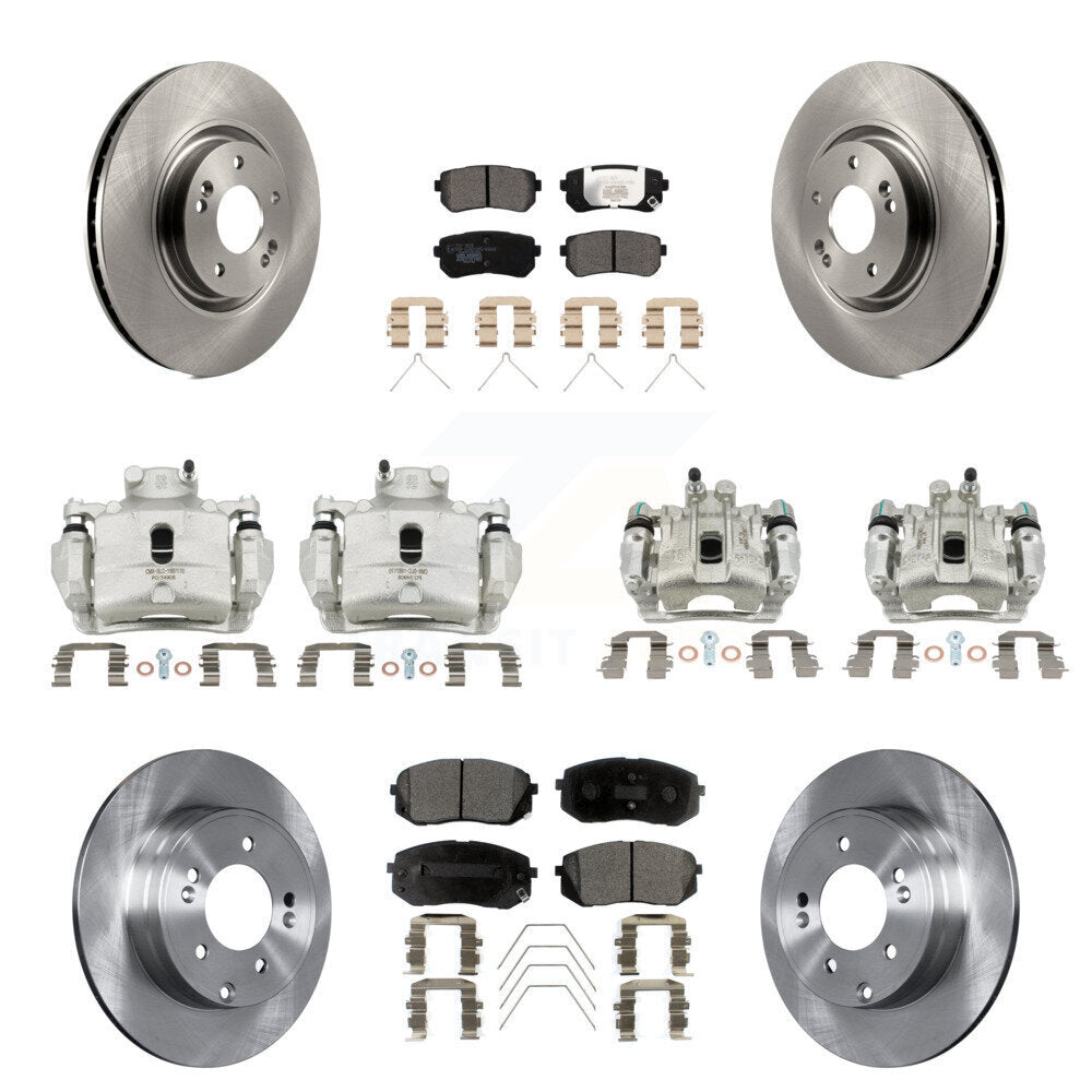 Transit Auto KC8-101164T Disc Brake Kit for 2016-2019 Kia Optima - Front and Rear product image