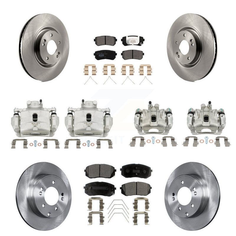 Transit Auto KC8-101164T Disc Brake Kit for 2016-2019 Kia Optima - Front and Rear product image