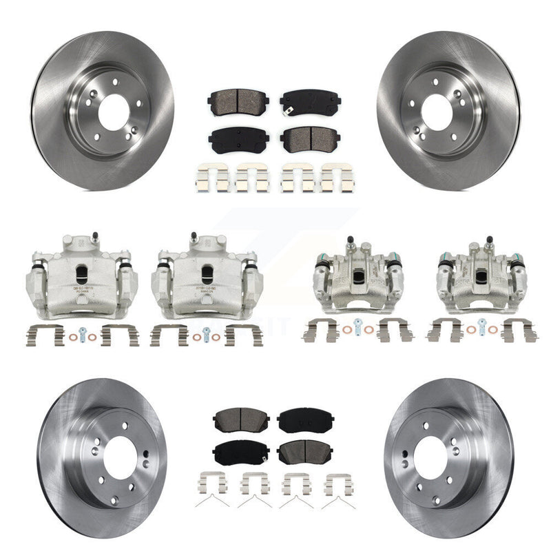 Transit Auto KC8-101165S Disc Brake Kit for 2016 Hyundai Sonata - Front and Rear product image