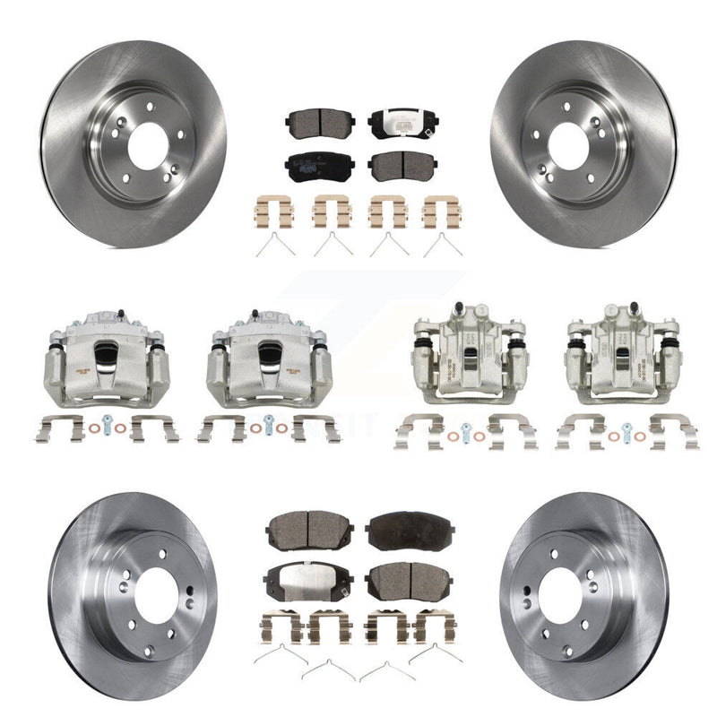 Transit Auto KC8-101165T Disc Brake Kit for 2017-2019 Kia Optima - Front and Rear product image