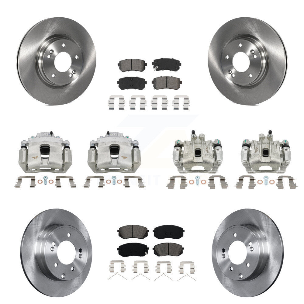 Transit Auto KC8-101166S Disc Brake Kit for 2016-2019 Kia Optima - Front and Rear product image