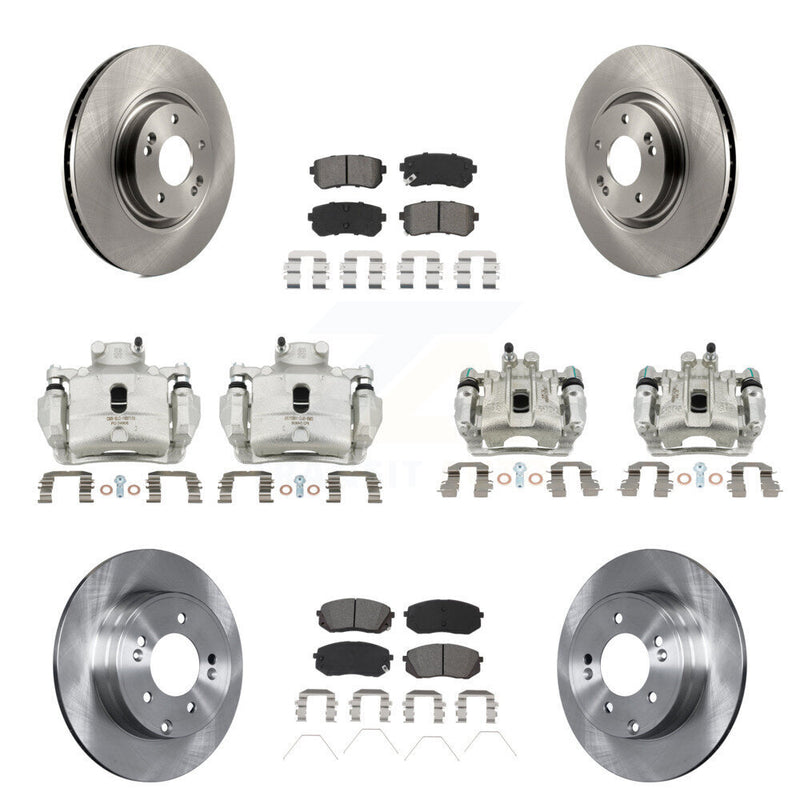 Transit Auto KC8-101167S Disc Brake Kit for 2016-2019 Kia Optima - Front and Rear product image