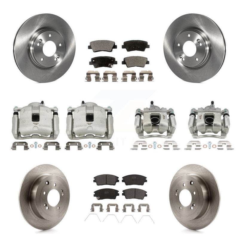 Transit Auto KC8-101167T Disc Brake Kit for 2016-2021 Hyundai Tucson, Kia Sportage - Front and Rear product image