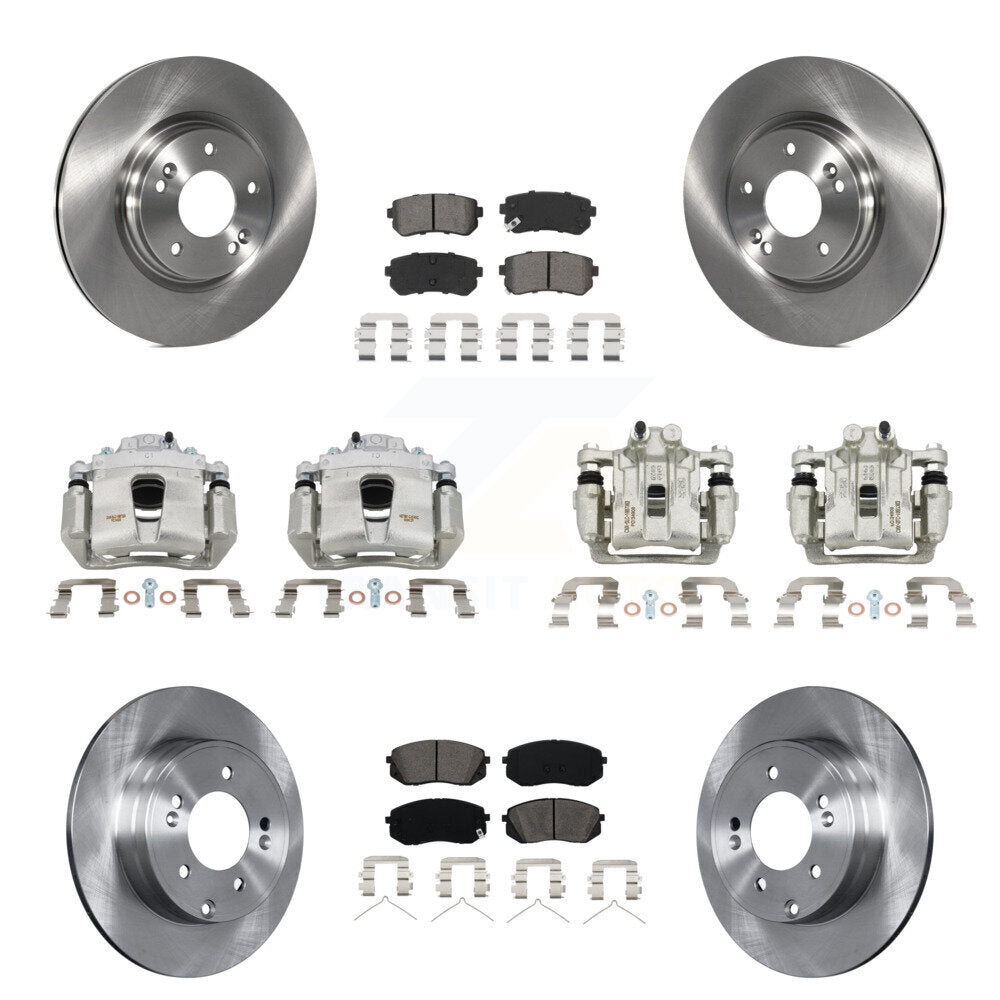 Transit Auto KC8-101168S Disc Brake Kit for 2017-2019 Kia Optima - Front and Rear product image
