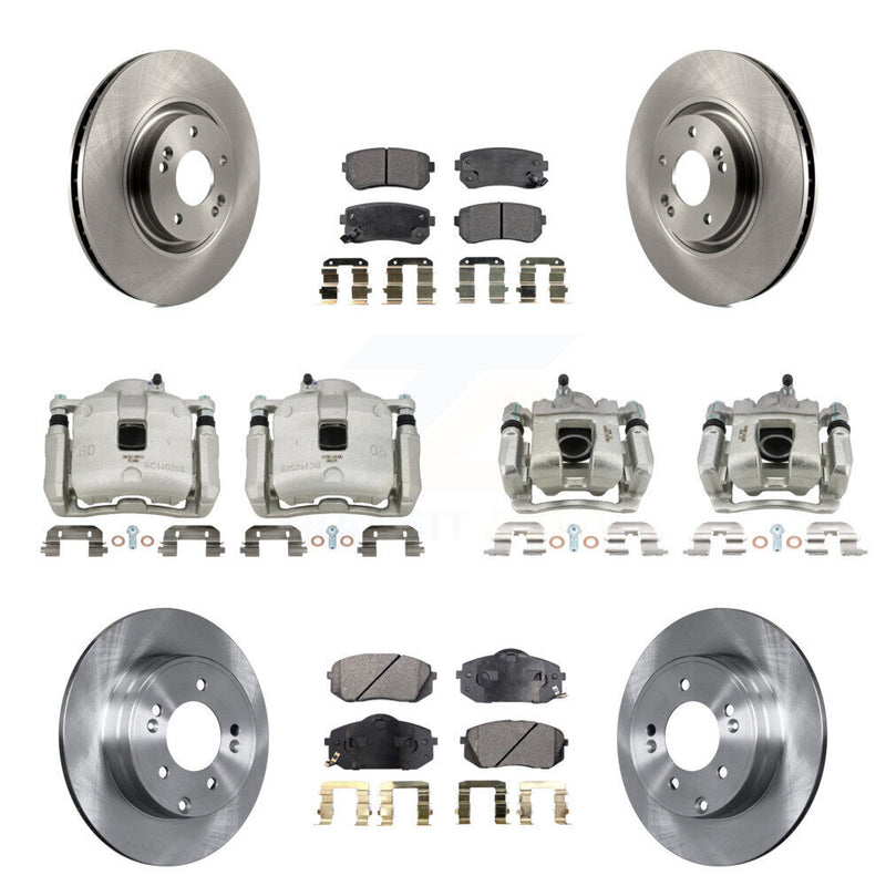 Transit Auto KC8-101168T Disc Brake Kit for 2016 Hyundai Tucson - Front and Rear product image