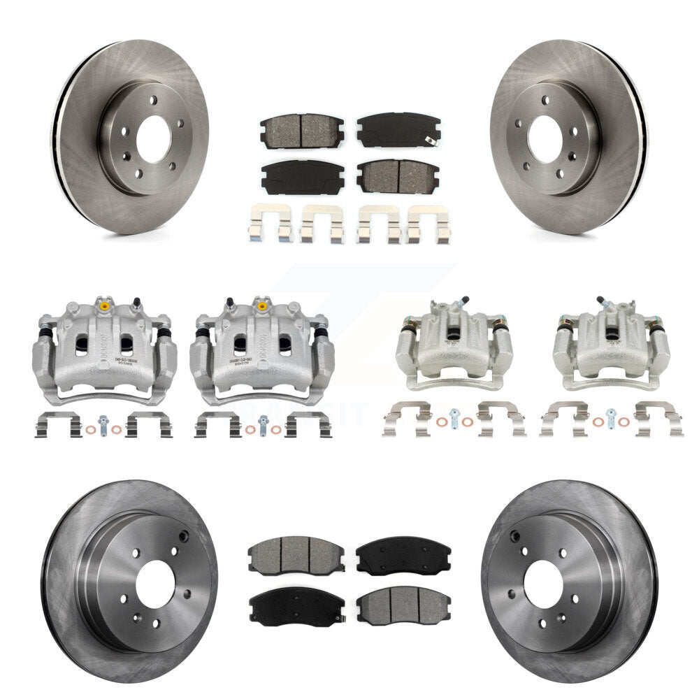 Transit Auto KC8-101169S Disc Brake Kit for 2007-2015 Chevrolet Captiva Sport, Saturn Vue, Chevrolet Equinox & more - Front and Rear product image