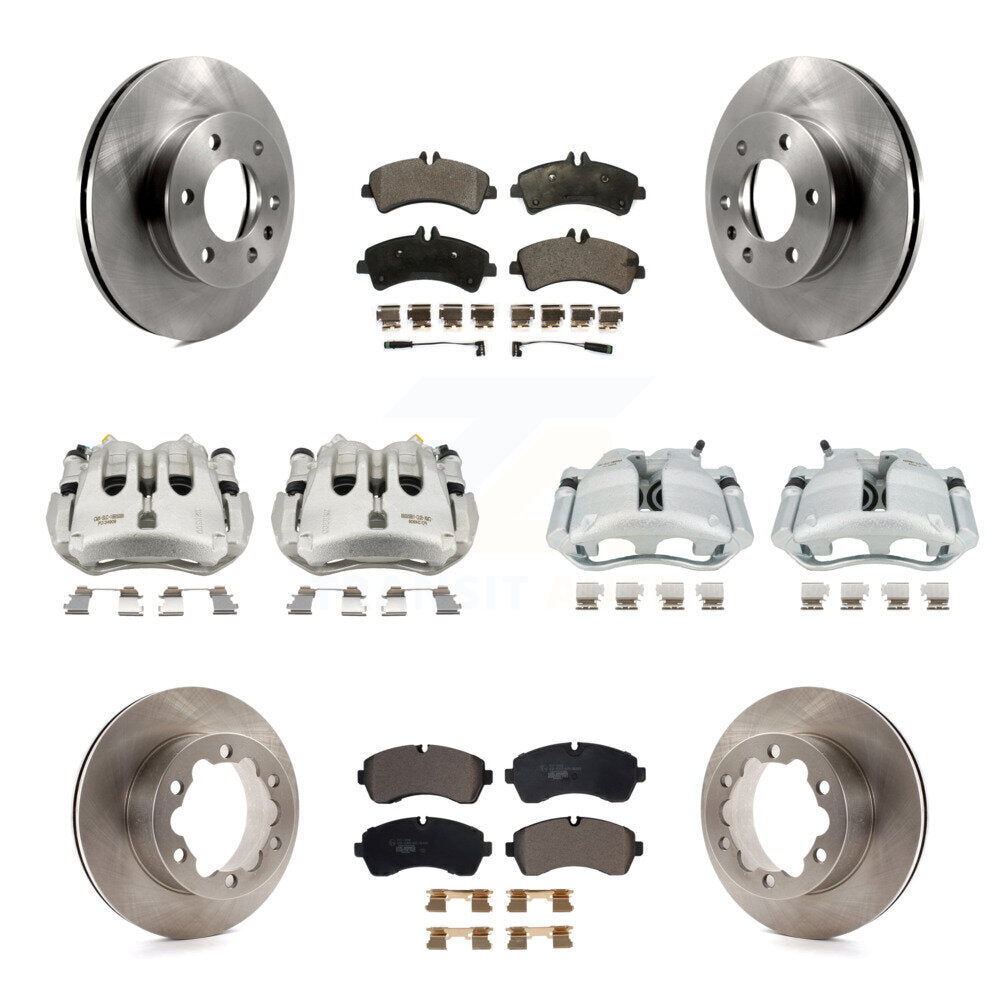 Transit Auto KC8-101170T Disc Brake Kit for 2007-2018 Freightliner Sprinter 3500, Mercedes-Benz Sprinter 3500XD, Mercedes-Benz Sprinter 3500 & more - Front and Rear product image
