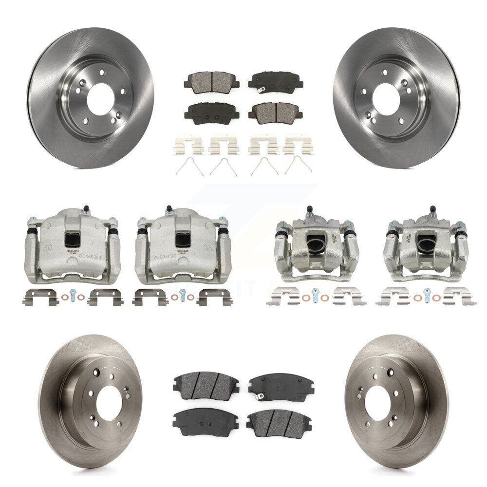 Transit Auto KC8-101174S Disc Brake Kit for 2016-2021 Hyundai Tucson, Kia Sportage - Front and Rear product image