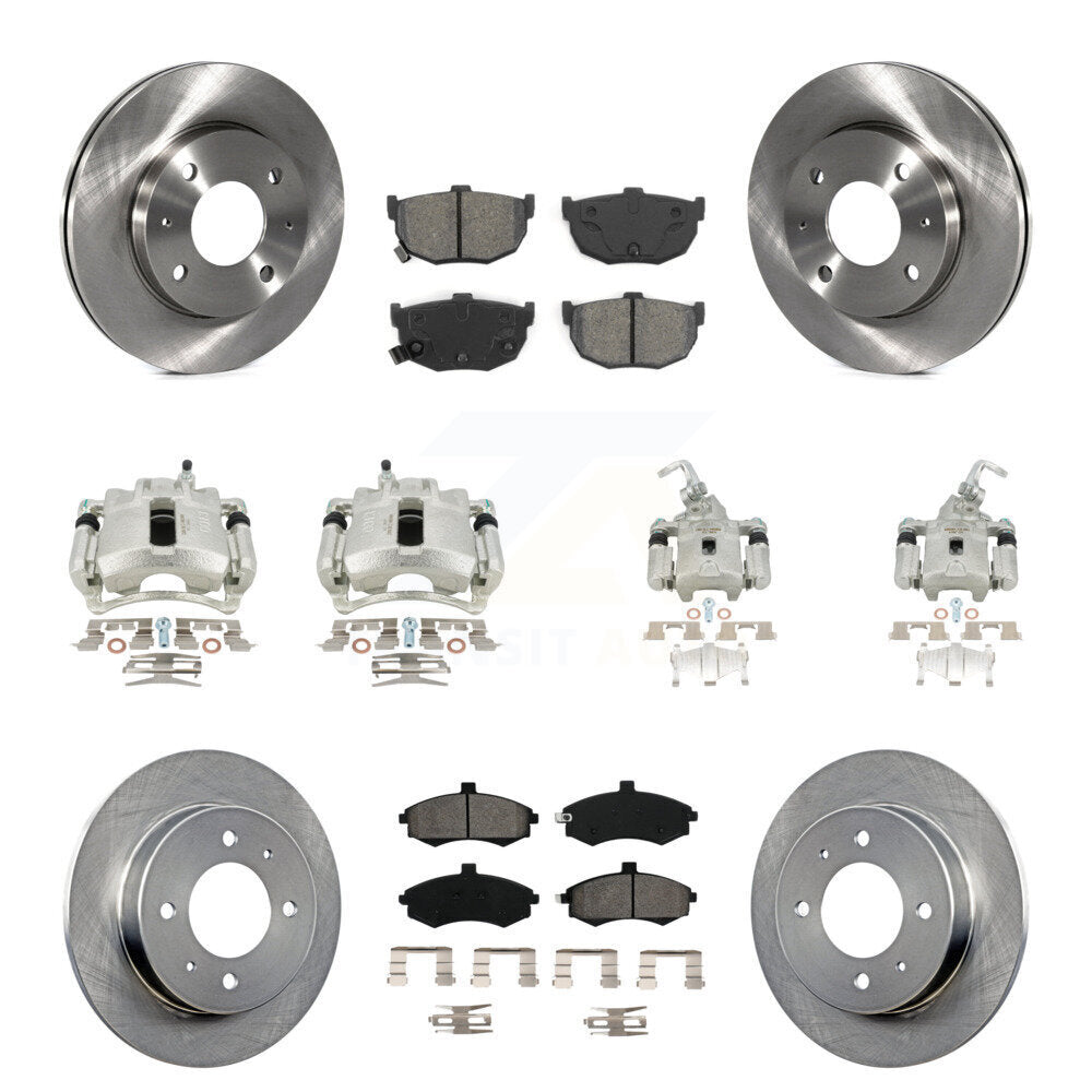 Transit Auto KC8-101175S Disc Brake Kit for 2002-2004 Hyundai Elantra - Front and Rear product image