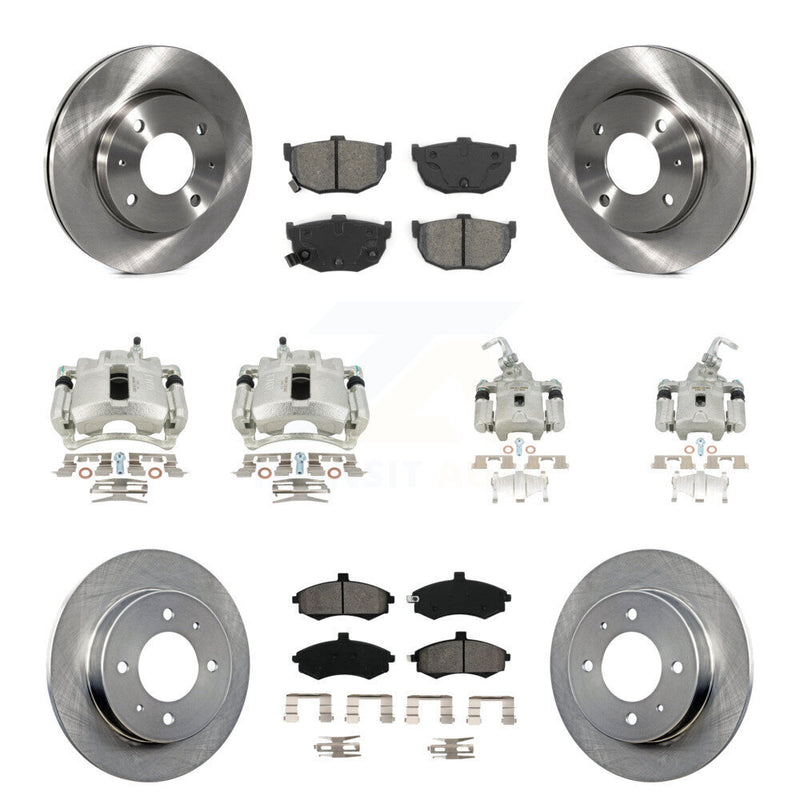 Transit Auto KC8-101175S Disc Brake Kit for 2002-2004 Hyundai Elantra - Front and Rear product image