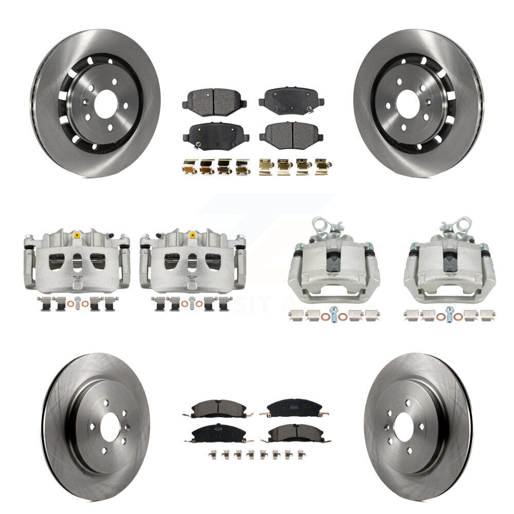 Transit Auto KC8-101175T Disc Brake Kit for 2013-2019 Ford Taurus, Ford Explorer, Ford Special Service Police Sedan & more - Front and Rear product image