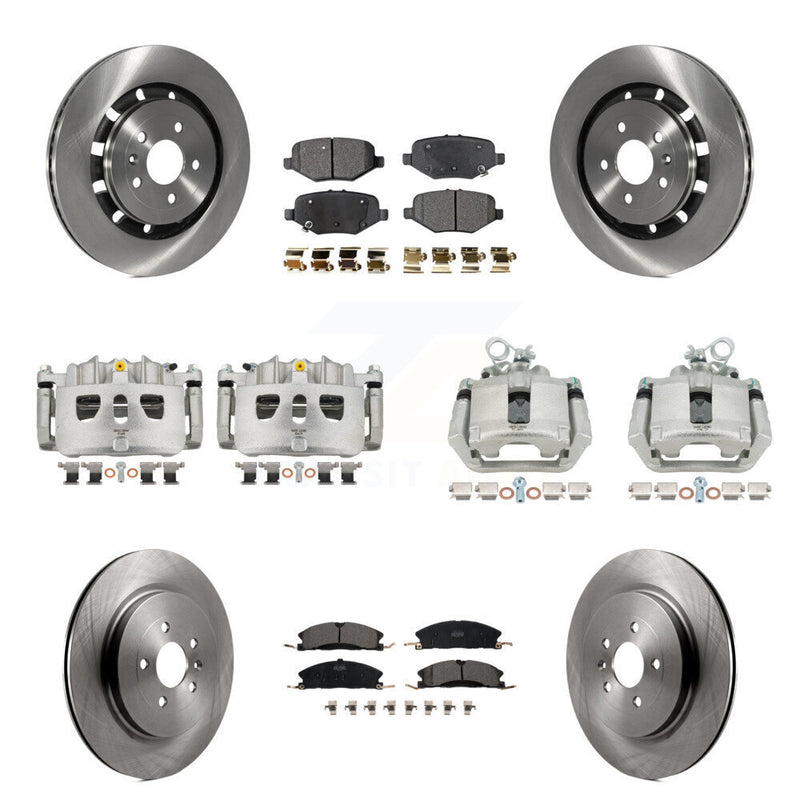 Transit Auto KC8-101175T Disc Brake Kit for 2013-2019 Ford Taurus, Ford Explorer, Ford Special Service Police Sedan & more - Front and Rear product image