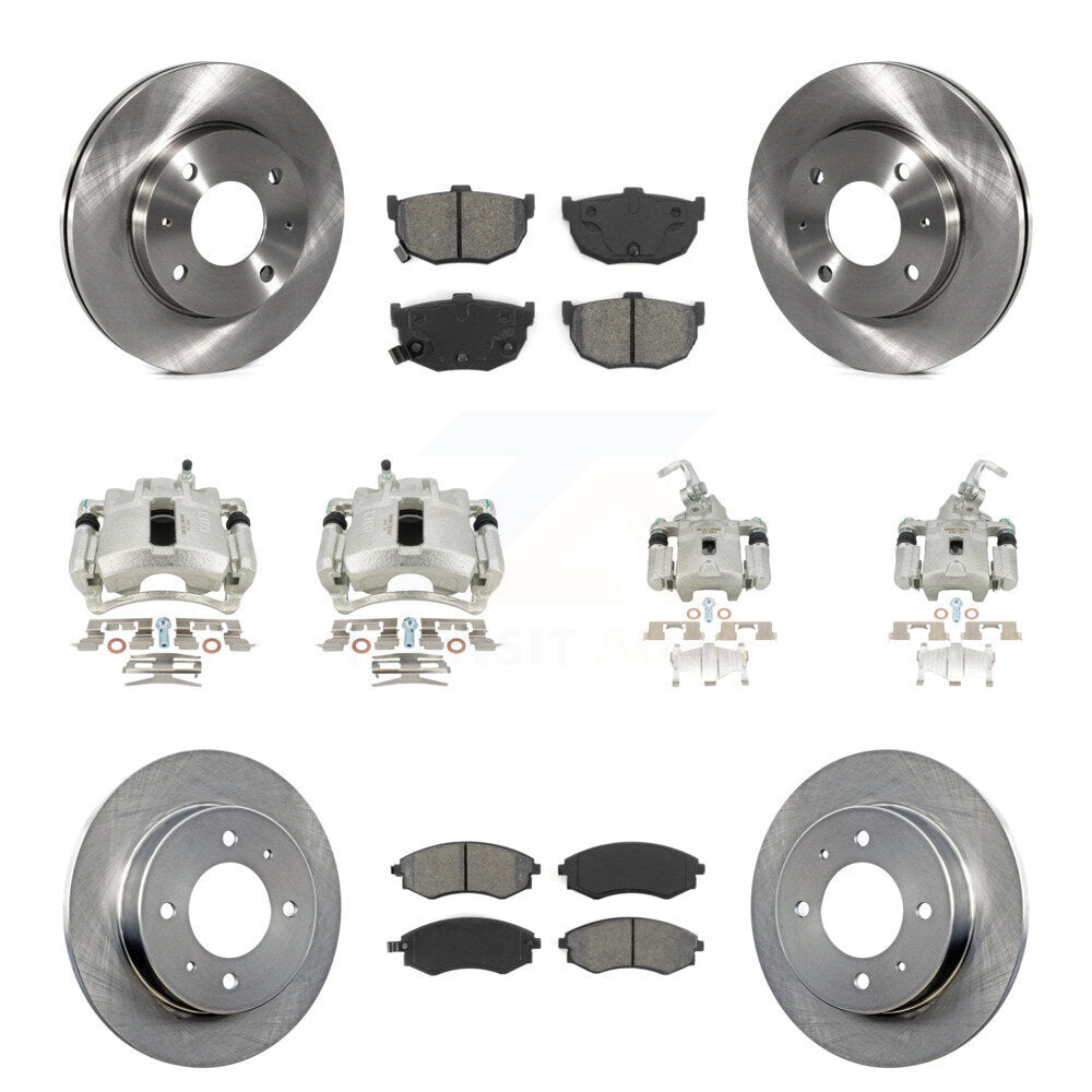 Transit Auto KC8-101176S Disc Brake Kit for 2002 Hyundai Elantra - Front and Rear product image