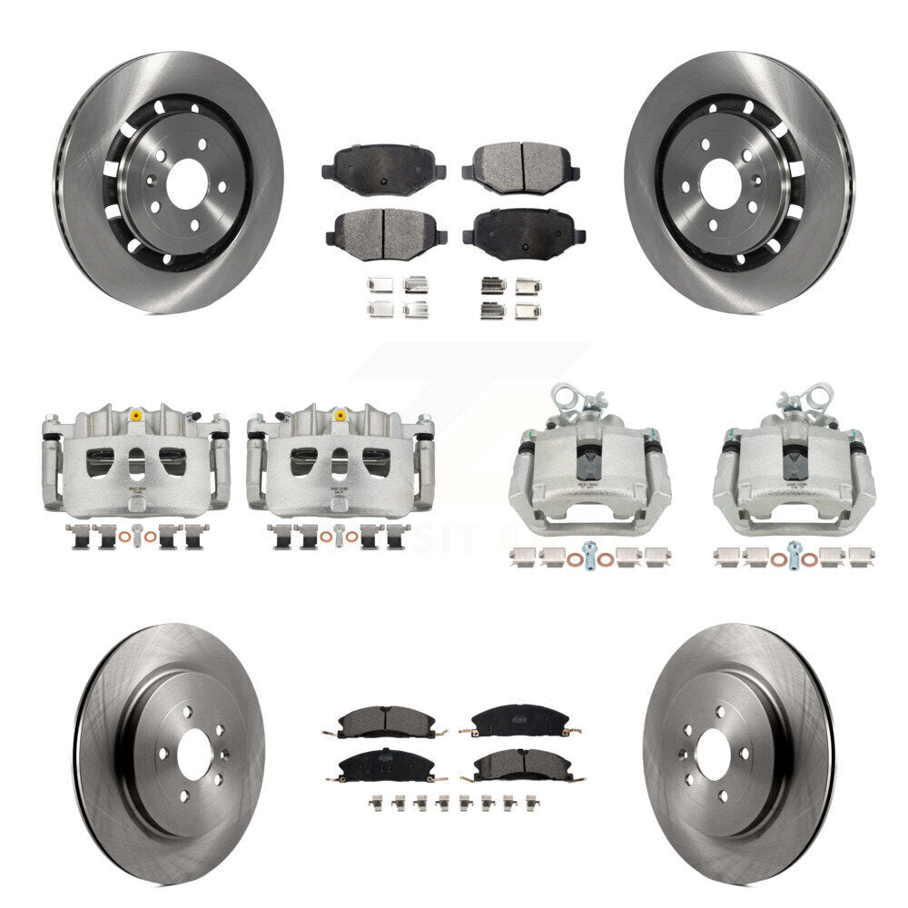 Transit Auto KC8-101176T Disc Brake Kit for 2013-2019 Ford Taurus, Ford Explorer, Lincoln MKS & more - Front and Rear product image