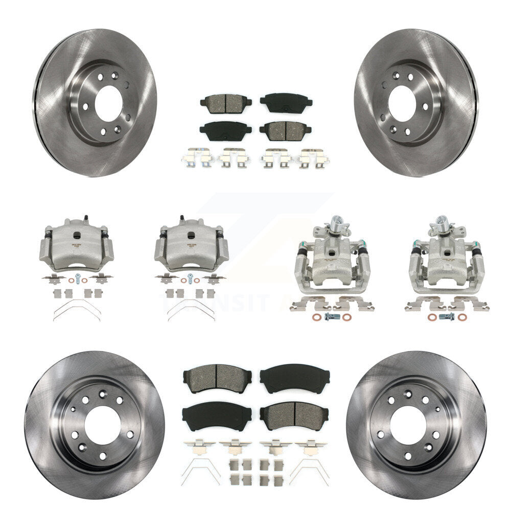 Transit Auto KC8-101178S Disc Brake Kit for 2006-2013 Mazda 6, Lincoln MKZ, Ford Fusion & more - Front and Rear product image