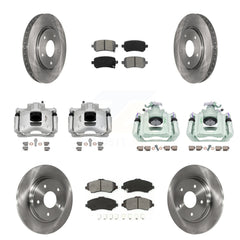 Transit Auto KC8-101179S Disc Brake Kit for 2008-2012 Ram C/V, Volkswagen Routan, Chrysler Town & Country & more - Front and Rear product image