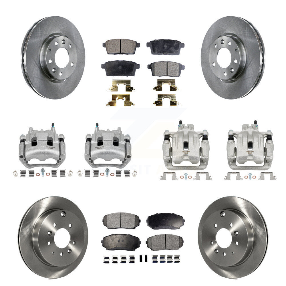 Transit Auto KC8-101179T Disc Brake Kit for 2007-2012 Ford Edge, Mazda CX-7 - Front and Rear product image