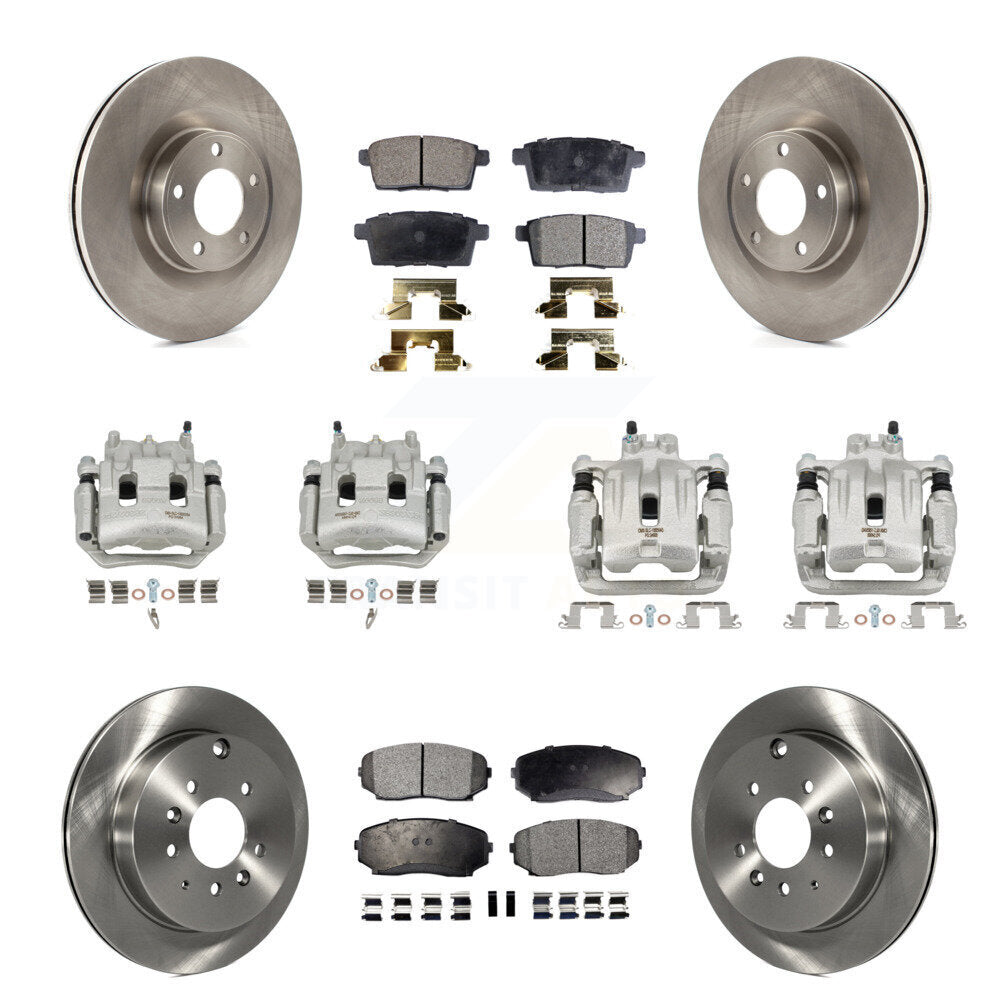 Transit Auto KC8-101180T Disc Brake Kit for 2007-2010 Ford Edge, Lincoln MKX - Front and Rear product image