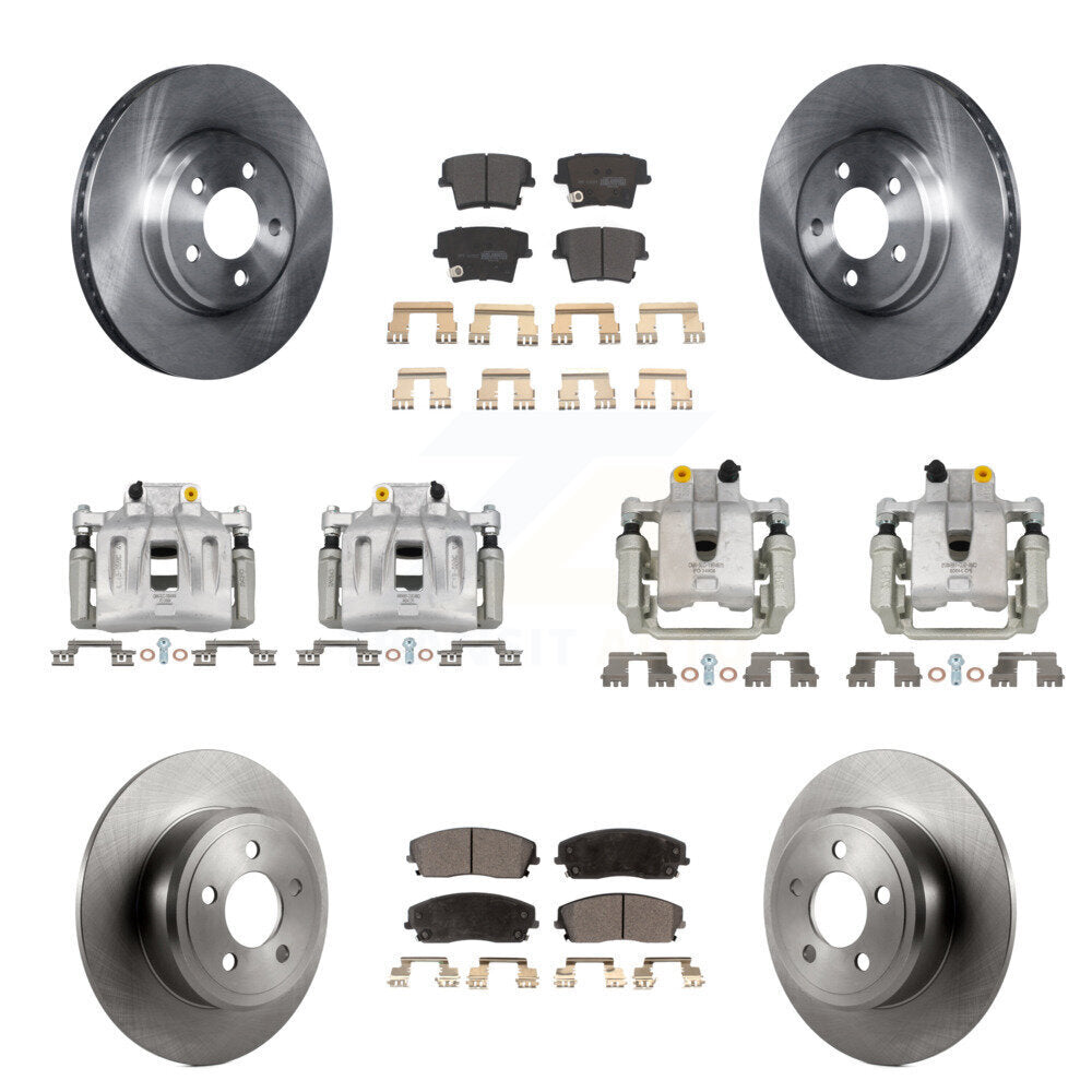 Transit Auto KC8-101181P Disc Brake Kit for 2005-2011 Chrysler 300, Dodge Challenger, Dodge Charger & more - Front and Rear product image