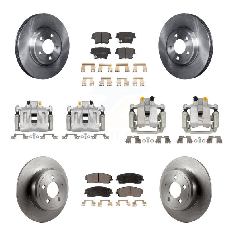Transit Auto KC8-101181P Disc Brake Kit for 2005-2011 Chrysler 300, Dodge Challenger, Dodge Charger & more - Front and Rear product image