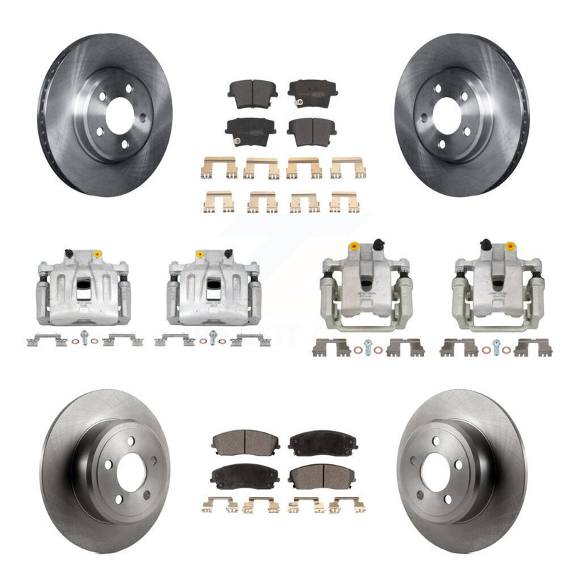 Transit Auto KC8-101182P Disc Brake Kit for 2012-2018 Chrysler 300, Dodge Charger - Front and Rear product image